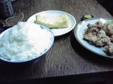 憩食堂にて